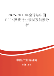 2025-2031年全球與中國(guó)PEEK彈簧行業(yè)現(xiàn)狀及前景分析