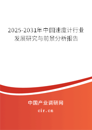 2025-2031年中國(guó)速度計(jì)行業(yè)發(fā)展研究與前景分析報(bào)告