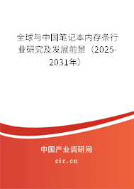 全球與中國筆記本內(nèi)存條行業(yè)研究及發(fā)展前景（2025-2031年）