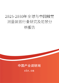 2025-2030年全球與中國觸覺測量裝置行業(yè)研究及前景分析報告