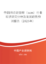 中國供應(yīng)鏈管理（scm）行業(yè)現(xiàn)狀研究分析及發(fā)展趨勢(shì)預(yù)測(cè)報(bào)告（2025年）