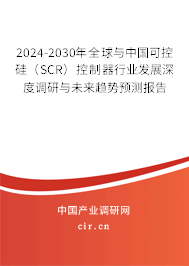2024-2030年全球與中國可控硅（SCR）控制器行業(yè)發(fā)展深度調(diào)研與未來趨勢預(yù)測報告