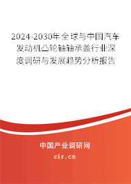 2024-2030年全球與中國汽車發(fā)動機凸輪軸軸承蓋行業(yè)深度調(diào)研與發(fā)展趨勢分析報告