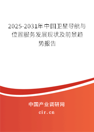 2025-2031年中國(guó)衛(wèi)星導(dǎo)航與位置服務(wù)發(fā)展現(xiàn)狀及前景趨勢(shì)報(bào)告