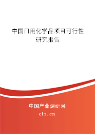 中國日用化學(xué)品項(xiàng)目可行性研究報(bào)告
