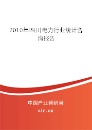 2010年四川電力行業(yè)統(tǒng)計(jì)咨詢報(bào)告