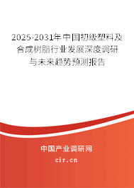 2025-2031年中國(guó)初級(jí)塑料及合成樹脂行業(yè)發(fā)展深度調(diào)研與未來(lái)趨勢(shì)預(yù)測(cè)報(bào)告