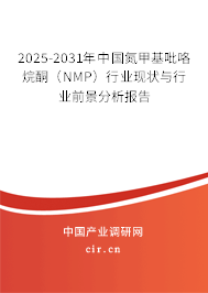 2025-2031年中國氮甲基吡咯烷酮（NMP）行業(yè)現(xiàn)狀與行業(yè)前景分析報告