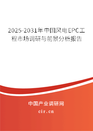 2025-2031年中國(guó)風(fēng)電EPC工程市場(chǎng)調(diào)研與前景分析報(bào)告