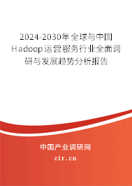 2024-2030年全球與中國Hadoop運(yùn)營服務(wù)行業(yè)全面調(diào)研與發(fā)展趨勢分析報(bào)告