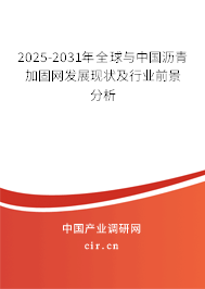 2025-2031年全球與中國瀝青加固網(wǎng)發(fā)展現(xiàn)狀及行業(yè)前景分析