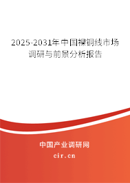 2025-2031年中國裸銅線市場調(diào)研與前景分析報告