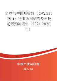全球與中國哌啶酸（CAS 535-75-1）行業(yè)發(fā)展研究及市場前景預(yù)測報告（2024-2030年）