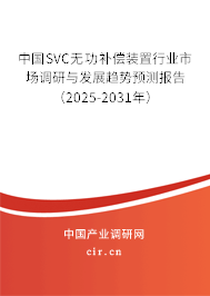 中國(guó)SVC無功補(bǔ)償裝置行業(yè)市場(chǎng)調(diào)研與發(fā)展趨勢(shì)預(yù)測(cè)報(bào)告（2025-2031年）