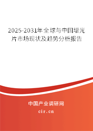 2025-2031年全球與中國(guó)增光片市場(chǎng)現(xiàn)狀及趨勢(shì)分析報(bào)告