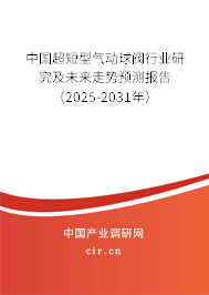 中國超短型氣動(dòng)球閥行業(yè)研究及未來走勢預(yù)測報(bào)告（2025-2031年）