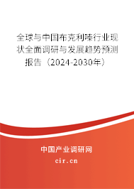 全球與中國(guó)布克利嗪行業(yè)現(xiàn)狀全面調(diào)研與發(fā)展趨勢(shì)預(yù)測(cè)報(bào)告（2024-2030年）