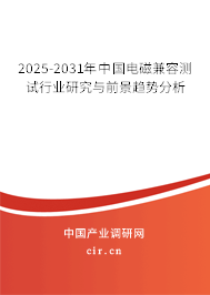 2025-2031年中國(guó)電磁兼容測(cè)試行業(yè)研究與前景趨勢(shì)分析