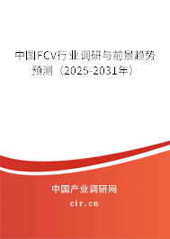 中國(guó)FCV行業(yè)調(diào)研與前景趨勢(shì)預(yù)測(cè)（2025-2031年）