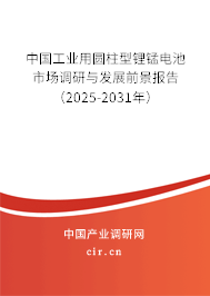 中國(guó)工業(yè)用圓柱型鋰錳電池市場(chǎng)調(diào)研與發(fā)展前景報(bào)告（2025-2031年）