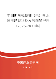 中國即熱式快速（電）熱水器市場現(xiàn)狀及發(fā)展前景報(bào)告（2025-2031年）