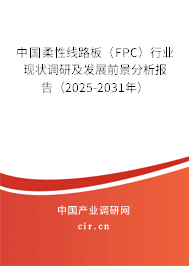 中國柔性線路板（FPC）行業(yè)現(xiàn)狀調(diào)研及發(fā)展前景分析報告（2025-2031年）