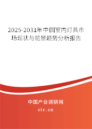 2025-2031年中國室內(nèi)燈具市場現(xiàn)狀與前景趨勢分析報告