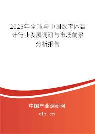 2025年全球與中國數(shù)字體溫計行業(yè)發(fā)展調(diào)研與市場前景分析報告