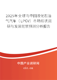 2025年全球與中國液化石油氣汽車（LPGV）市場現(xiàn)狀調(diào)研與發(fā)展前景預(yù)測分析報告