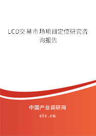 LCD交易市場項目定位研究咨詢報告