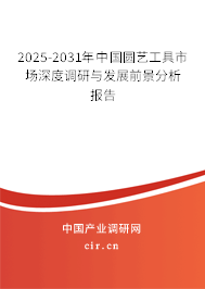 2025-2031年中國(guó)圓藝工具市場(chǎng)深度調(diào)研與發(fā)展前景分析報(bào)告