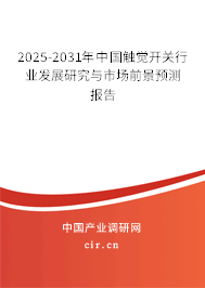 2024-2030年中國觸覺開關行業(yè)發(fā)展研究與市場前景預測報告