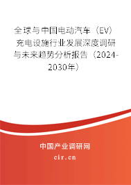 全球與中國電動(dòng)汽車（EV）充電設(shè)施行業(yè)發(fā)展深度調(diào)研與未來趨勢分析報(bào)告（2024-2030年）