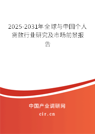 2025-2031年全球與中國個人貸款行業(yè)研究及市場前景報告