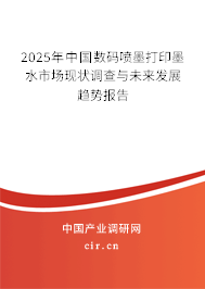 2025年中國數(shù)碼噴墨打印墨水市場現(xiàn)狀調(diào)查與未來發(fā)展趨勢報(bào)告