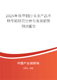 2025年版中國(guó)小五金產(chǎn)品市場(chǎng)專題研究分析與發(fā)展趨勢(shì)預(yù)測(cè)報(bào)告