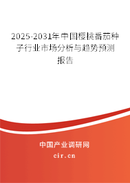 2024-2030年中國櫻桃番茄種子行業(yè)市場分析與趨勢預測報告