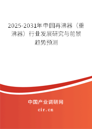 2025-2031年中國(guó)再沸器（重沸器）行業(yè)發(fā)展研究與前景趨勢(shì)預(yù)測(cè)