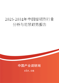 2025-2031年中國增韌劑行業(yè)分析與前景趨勢報告