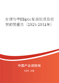全球與中國iptv發(fā)展現(xiàn)狀及前景趨勢報(bào)告（2025-2031年）
