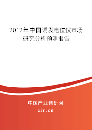 2012年中國誘發(fā)電位儀市場(chǎng)研究分析預(yù)測(cè)報(bào)告