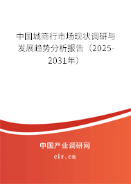中國城商行市場現(xiàn)狀調(diào)研與發(fā)展趨勢(shì)分析報(bào)告（2025-2031年）