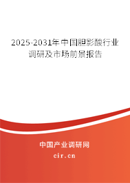 2025-2031年中國(guó)膽影酸行業(yè)調(diào)研及市場(chǎng)前景報(bào)告