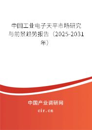 中國工業(yè)電子天平市場研究與前景趨勢報告（2025-2031年）