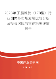 2023年丁腈橡膠（170型）行業(yè)國(guó)內(nèi)外市場(chǎng)發(fā)展比較分析及投資風(fēng)險(xiǎn)與營(yíng)銷策略評(píng)估報(bào)告