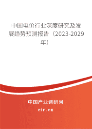 中國(guó)電價(jià)行業(yè)深度研究及發(fā)展趨勢(shì)預(yù)測(cè)報(bào)告（2023-2029年）