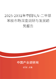 2025-2031年中國N,N-二甲基苯胺市場深度調(diào)研與發(fā)展趨勢報告