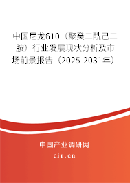 中國(guó)尼龍610（聚癸二酰己二胺）行業(yè)發(fā)展現(xiàn)狀分析及市場(chǎng)前景報(bào)告（2025-2031年）