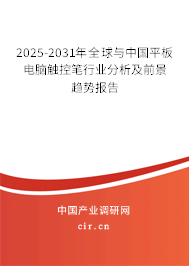 2025-2031年全球與中國平板電腦觸控筆行業(yè)分析及前景趨勢報告