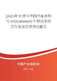 2025年全球與中國汽車音響與Infotainment市場調(diào)查研究與發(fā)展前景預(yù)測報告